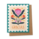 Thank You Card - Floral | Handwritten Card | English & Spanish