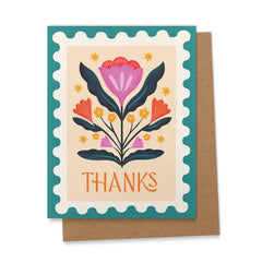 Thank You Card - Floral | Handwritten Card | English & Spanish